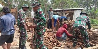 ​Satgas TMMD di Kediri Mulai Bongkar Rumah Tak Layak Huni