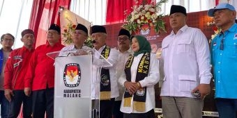 Sanusi-Lathifah Sohib Resmi Daftar ke KPU Kabupaten Malang 