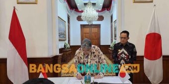 Terima Dubes Jepang untuk Indonesia, Pj Gubernur Jatim Bahas Pengembangan Kerja Sama