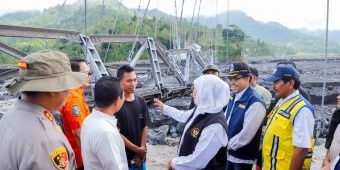 Gubernur Khofifah: Penanganan Jembatan Kaliregoyo dan Kloposawit Jadi Tanggung Jawab Pemprov Jatim