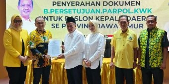 Terima B1 KWK dari Golkar, Jadi Tiket Gus Mujib-Wardah Maju di Pilbup Pasuruan 2024 