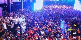 Jelajahi Sejarah Kota Mojokerto, Ribuan Pelari Ikuti Soma Nite Run