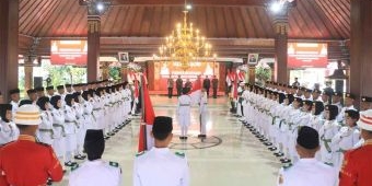 Bupati Mojokerto Lantik 80 Anggota Paskibraka