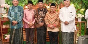 Menteri Desa PDTT RI Halim Iskandar Besanan dengan KH. Afif Ma'sum