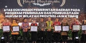 Kanwil Kemenkumham Jatim: 223 Desa/Kelurahan di Jawa Timur Bepredikat Sadar Hukum