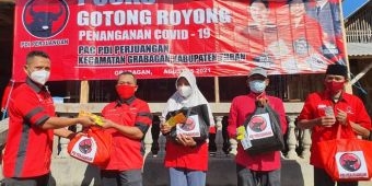 Bantu Masyarakat Terdampak Pandemi, Kader Banteng Tuban Perbanyak Posko Gotong Royong