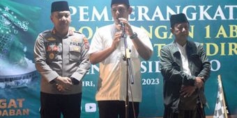 Resepsi Puncak Satu Abad NU, Wali Kota Abu Bakar Berangkatkan Rombongan PCNU Kota Kediri ke Sidoarjo