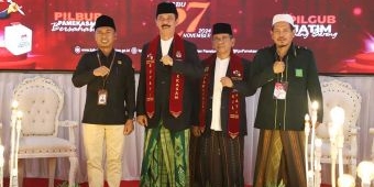 Diusung 10 Partai, Fattah Jasin - Mujahid Daftar ke KPU Pamekasan