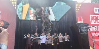 Monumen Wani Suroboyo 1000 Knalpot Diresmikan, Kapolrestabes: Semoga Sadarkan Pengguna Knalpot Brong