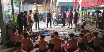 Belasan Remaja Diduga Gangster 'Sanggong' Bersajam Diringkus Polresta Sidoarjo