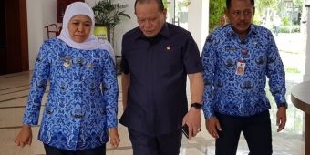 ​Bertemu Khofifah, Ketua DPD RI Siap Dukung Perpres Percepatan Pembangunan di Jatim