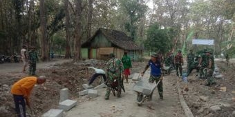 Melalui Program TMMD Ke-121 di Desa Bangunrejo Ngawi, TNI Berharap Bisa Bermanfaat Bagi Masyarakat