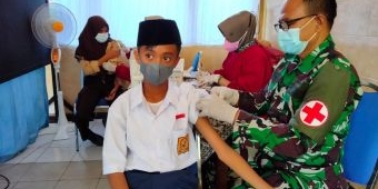 Sepekan, Kodim 0811 Tuban Tuntaskan 15 Ribu Dosis Vaksin Untuk Kalangan Pelajar