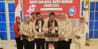 Kang Marhen dan Mas Handy Daftar ke KPU Nganjuk