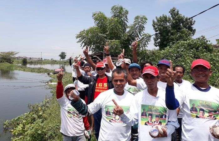 Mancing Bareng, RGS se-Jatim Kumpul Rapatkan Barisan Menangkan Jokowi-Ma