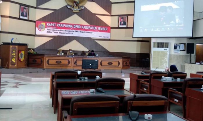 Tak Quorum, Rapat Paripurna Penyampaian LKPJ Bupati Jember Ditunda