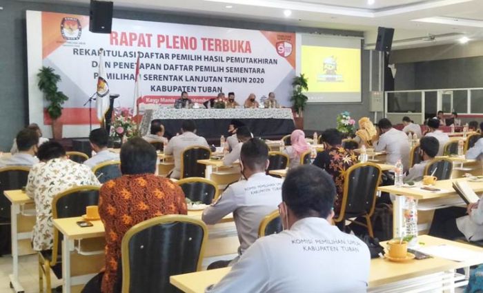 Terima Saran Perbaikan dari Bawaslu, KPU Tuban Tunda Pleno DPHP