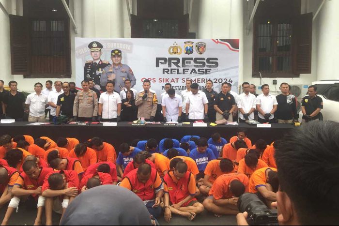 Ungkap Hasil Operasi Sikat Semeru 2024, Polrestabes Surabaya Amankan 243 Pelaku Kejahatan