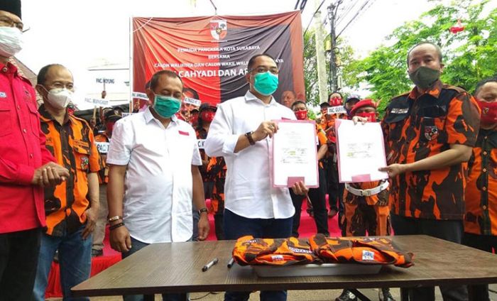 Pemuda Pancasila Dukung Eri-Armuji di Pilkada Surabaya