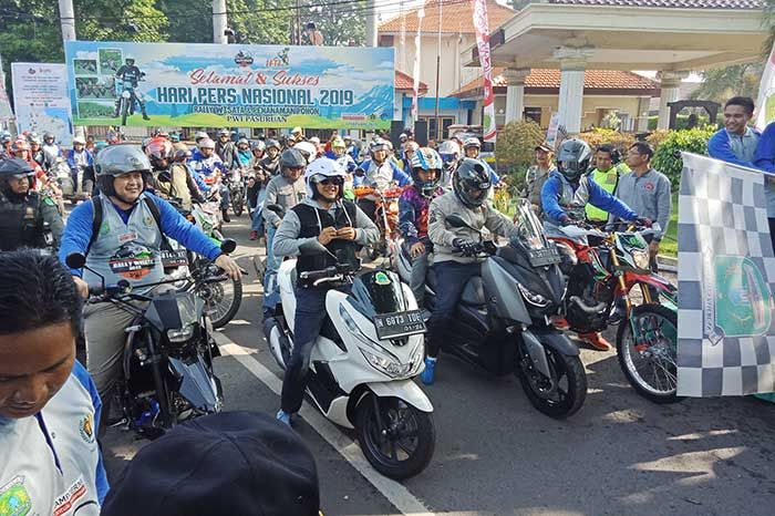 ​Geliat HPN 2019 di Pasuruan, Bupati Irsyad Pimpin Konvoi Rally Wisata