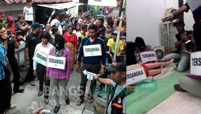 Rekonstruksi Kasus Dukun Aborsi di Surabaya, 4 Tersangka Peragakan 23 Adegan