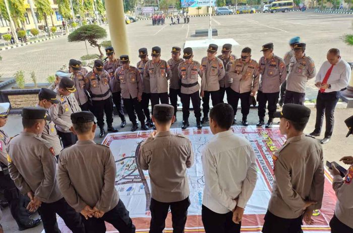 Pengundian Nomor Urut Paslon, Polres Situbondo Terjunkan 200 Personel