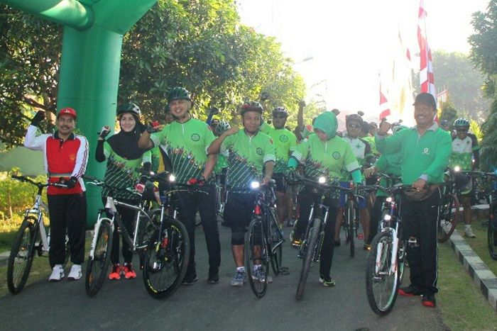 Ajak Gowes Bareng, Kodim Pamekasan Launching Brawijaya Cycling Club
