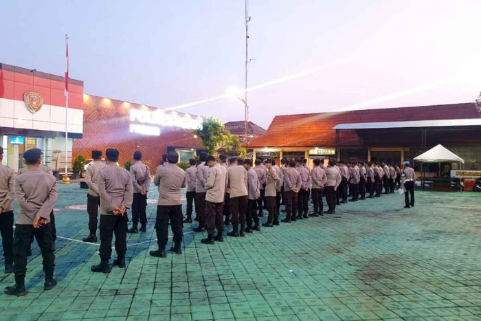 Pengamanan Pilkades di Bangkalan, 70 Personel Polres Ngawi Diberangkatkan