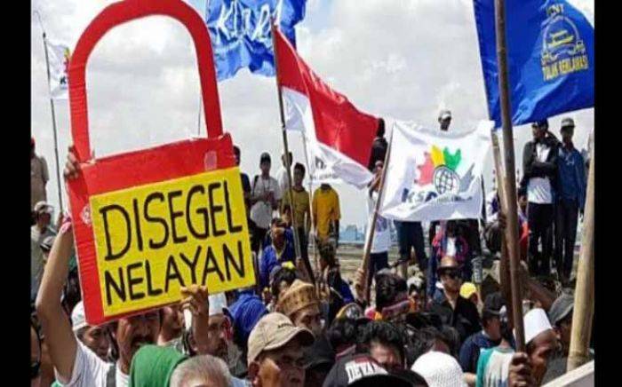 Ribuan Nelayan Segel Pulau G Teluk Jakarta