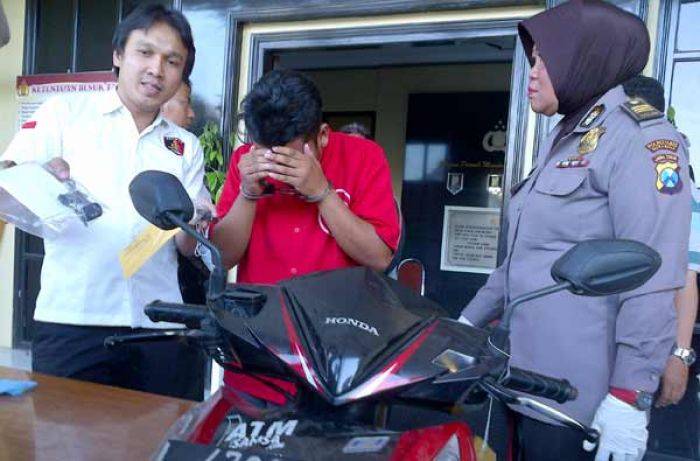 Beraksi 13 Kali, Pemuda Spesialis Curanmor di Surabaya Dilumpuhkan Timah Panas