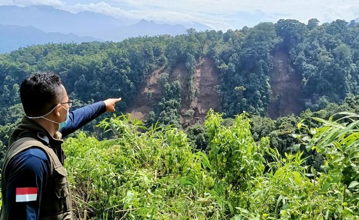 Tebing di Timur Gunung Gede Laharpang Longsor, Picu Banjir Bandang Besowo