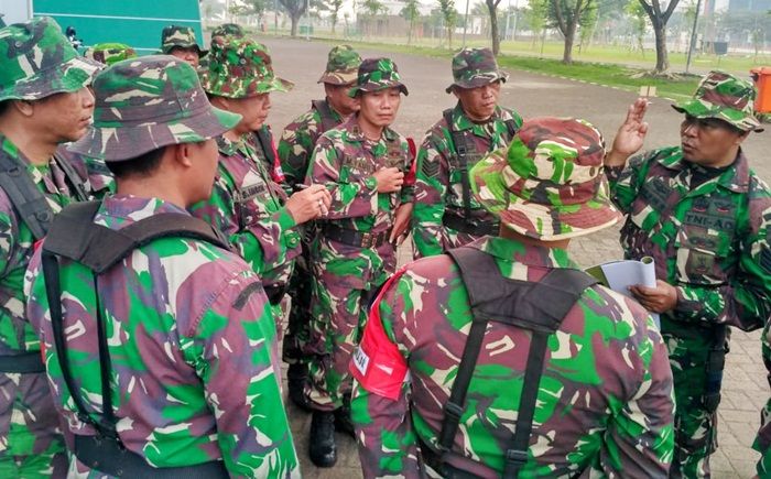 ​80 Prajurit Kodim Surabaya Utara Ikuti Uji Terampil Perorangan Umum Teritorial