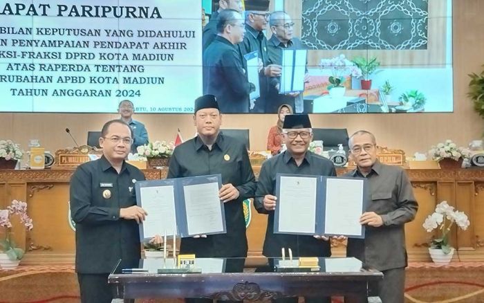 DPRD Setujui Raperda Perubahan APBD Tahun 2024 Kota Madiun