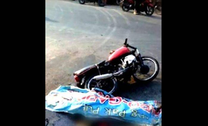 Kecelakaan di Raya Sambiroto Mojokerto, Mbah Min Tewas Usai Tabrak Truk