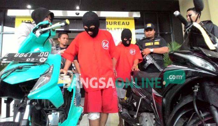 Enam Kali Nyolong, Dua Pelaku Curanmor di Surabaya Ditembak
