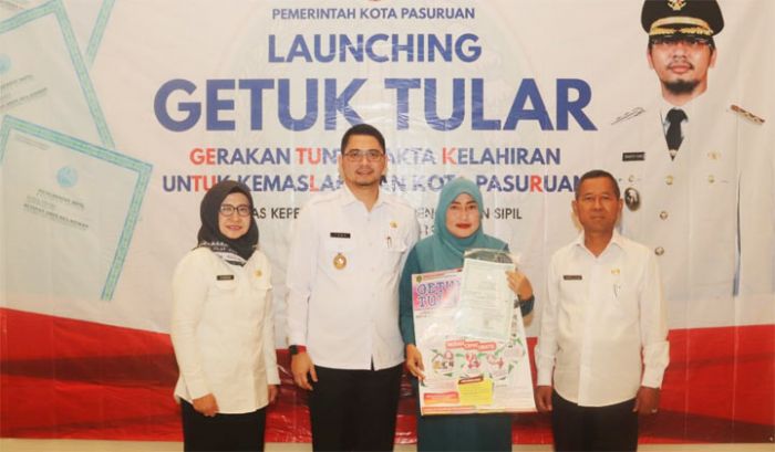 Dorong Masyarakat Miliki Akta Kelahiran, Wawali Pasuruan Launching Program "Getuk Tular"