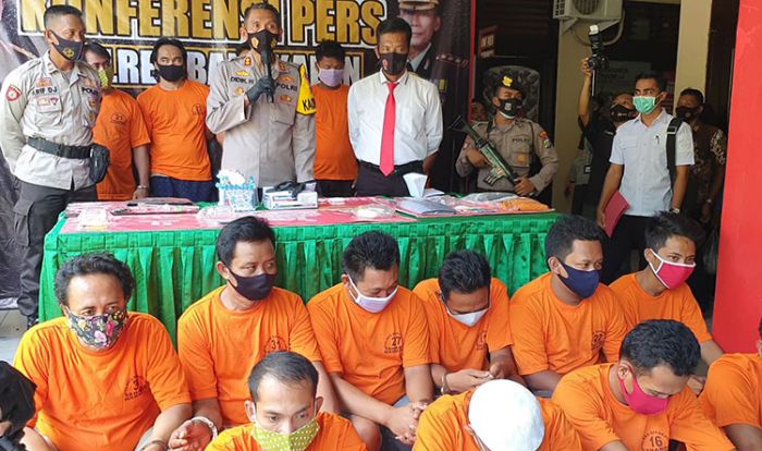 Ungkap 17 Kasus Sabu, Polres Bangkalan Ringkus 10 Pengedar dan 7 Pemakai