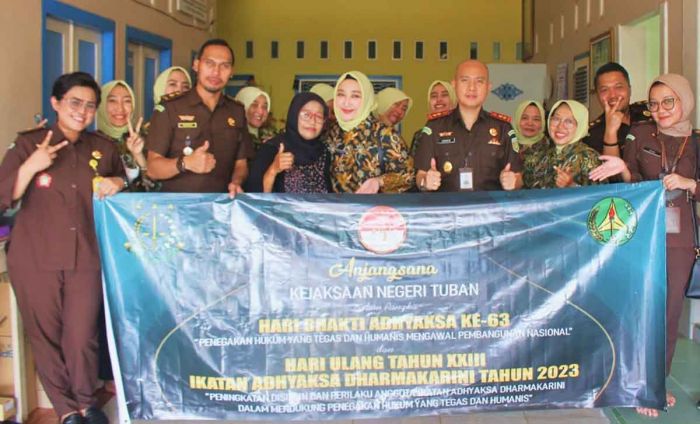 HBA ke-63 dan HUT ke-23 IAD, Kejari Tuban Gelar Baksos hingga Silaturrahim ke Rumah Pensiunan