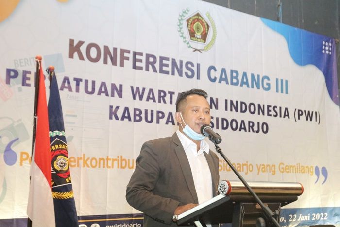 Wartawan HARIAN BANGSA Terpilih jadi Ketua PWI Sidoarjo Periode 2022-2025