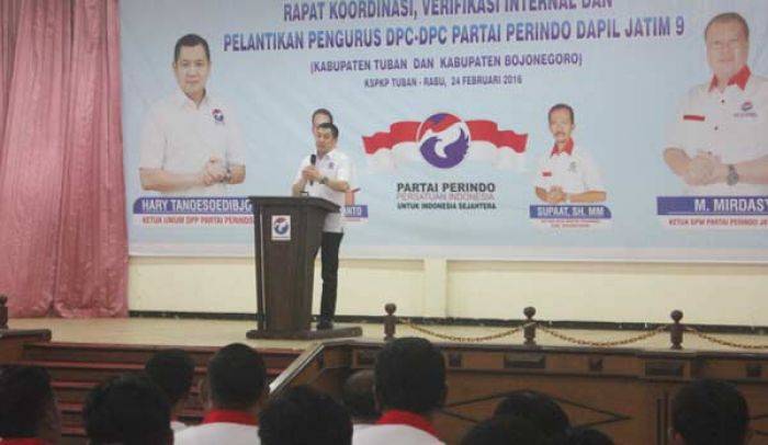Hary Tanoe Lantik Pengurus DPC Perindo Wilayah Pantura Jatim