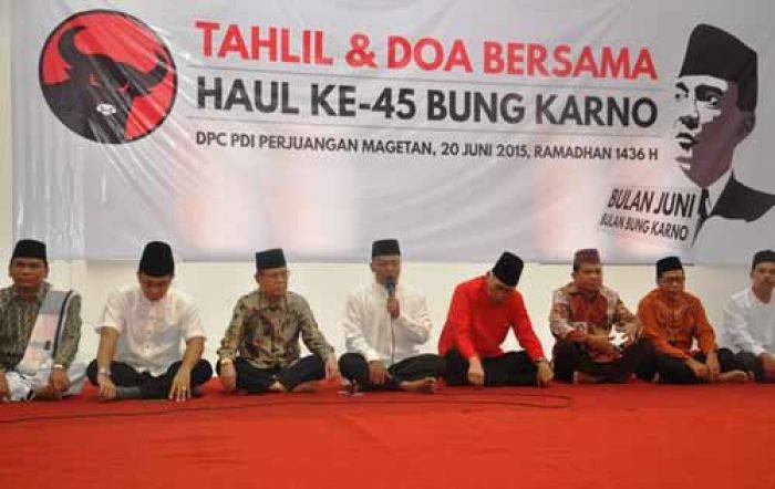 Peringati Bulan Bung Karno, DPC PDIP Magetan Gelar Tahlil dan Buka Bersama