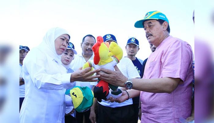 Gubernur Luncurkan Logo dan Maskot Porprov Jatim VI 2019 di Grahadi