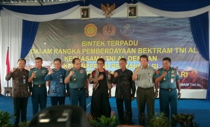 TNI AL Teken Kerjasama Dengan Kementerian Kelautan dan Perikanan