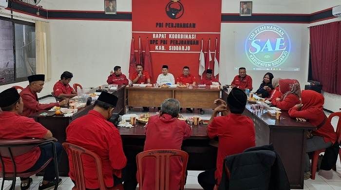  PDIP Sidoarjo Konsolidasi Menangkan Mas Iin-Edy Widodo di Pilkada 2024