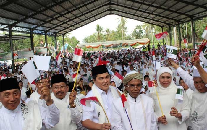 Dihadiri Erick Thohir, JKSN se-Tapal Kuda Deklarasi Dukung Jokowi