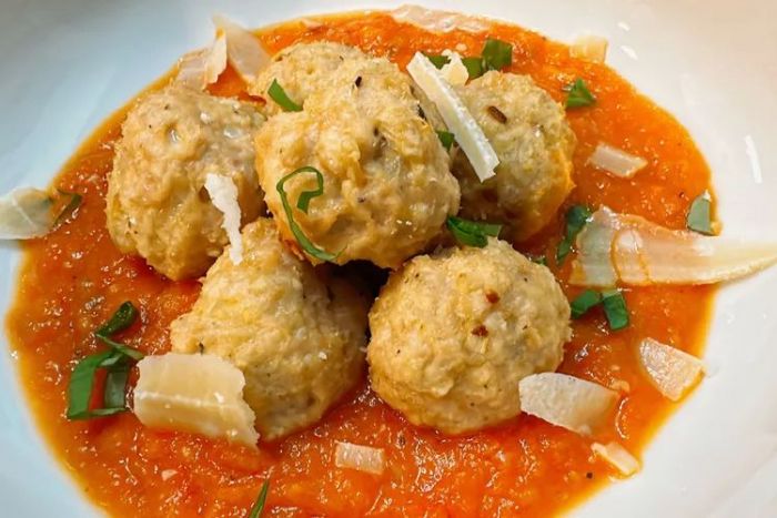 Resep Bakso Ayam Keju Bumbu Italia