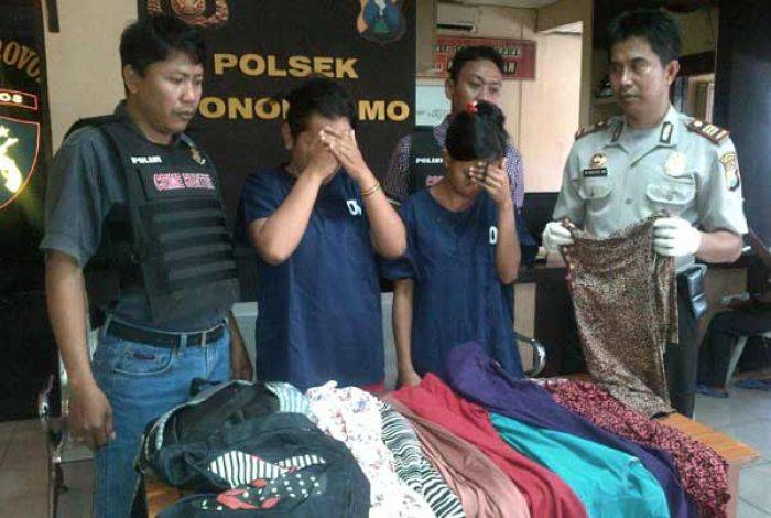 Dua Janda di Surabaya Tertangkap Basah Maling Baju di DTC