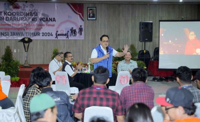 Pesan Pj Gubernur Jatim saat Rakor Penanganan Darurat Bencana di Kota Batu