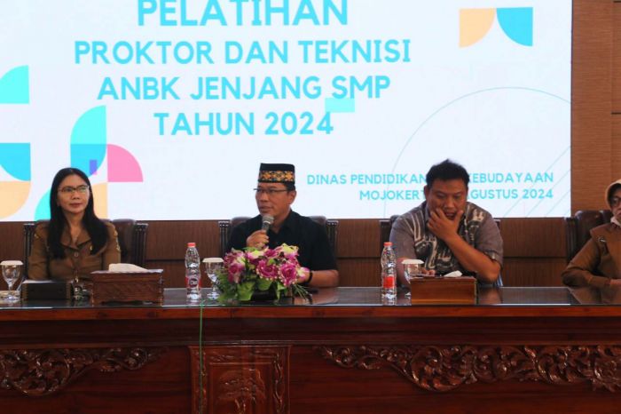 Tingkatkan Skill Proktor dan Teknisi ANBK, Dikbud Kota Mojokerto Gelar Bimtek