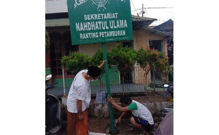 Heboh Foto Plang NU Ranting Petamburan, Ini Penjelasan Ketua PCNU Jakarta Pusat